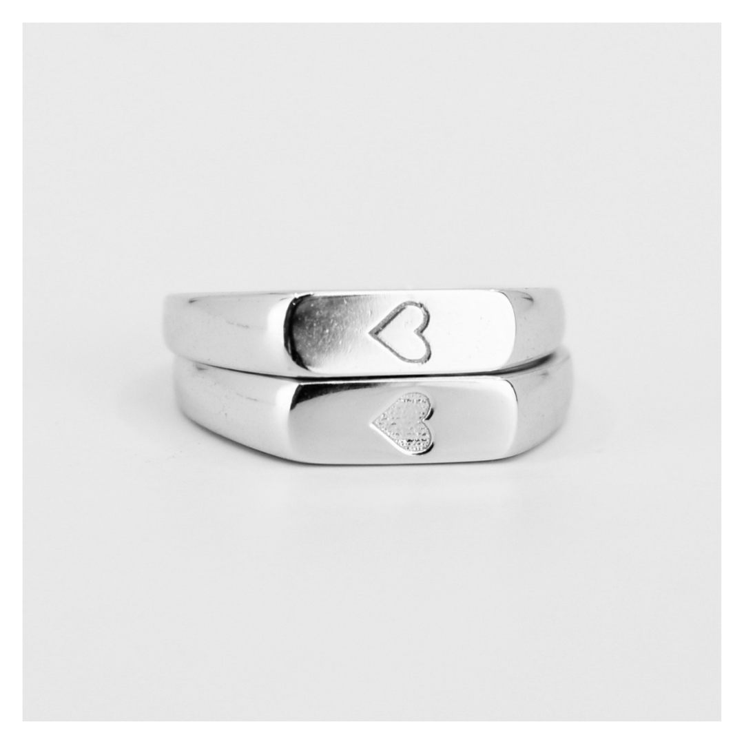 Two Hearts Rings