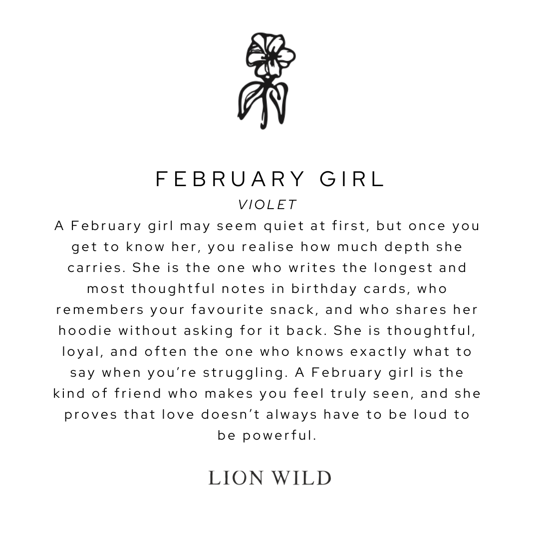 Birth Flower Necklace