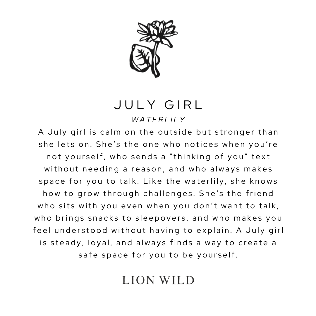 Birth Flower Necklace