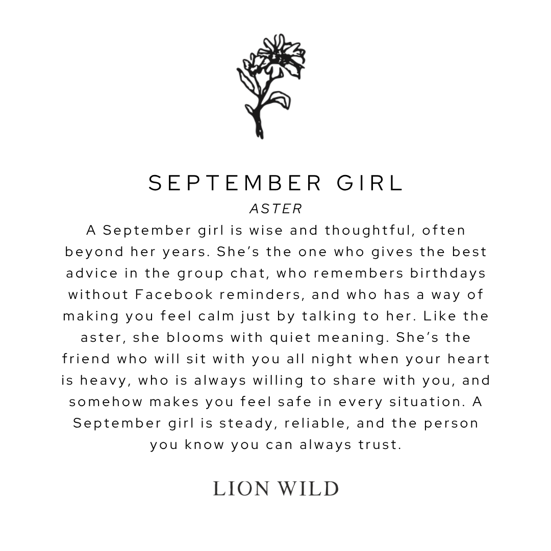 Birth Flower Necklace