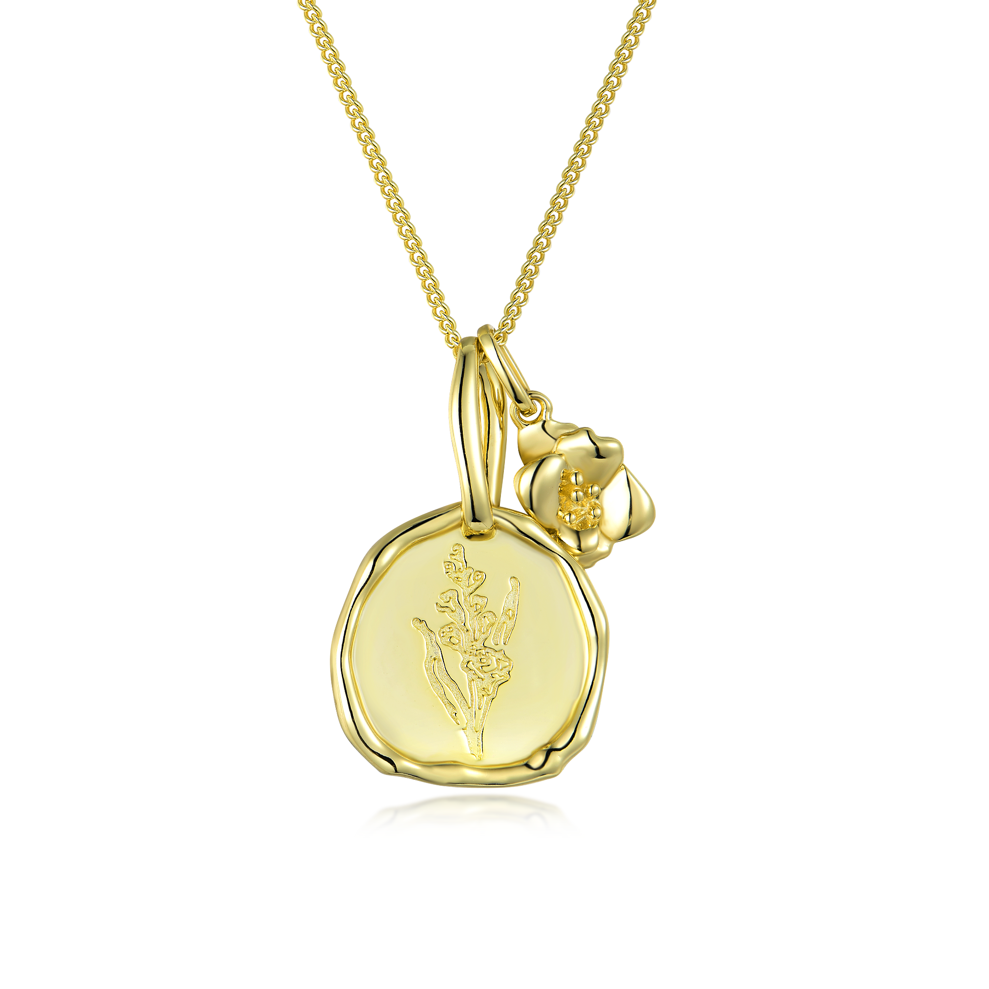 Birth Flower Necklace