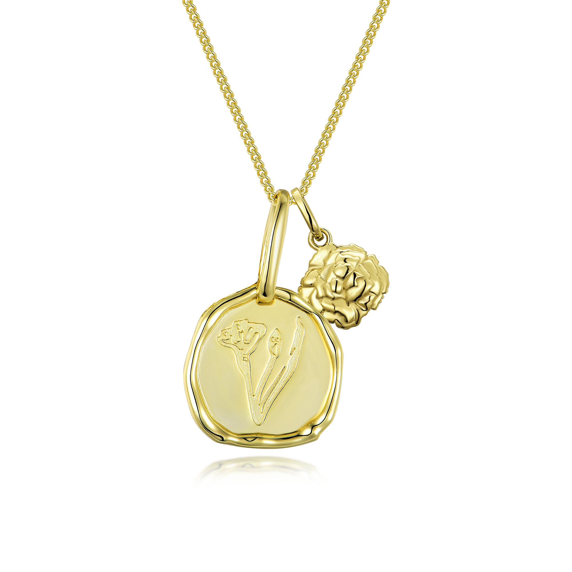 Birth Flower Necklace