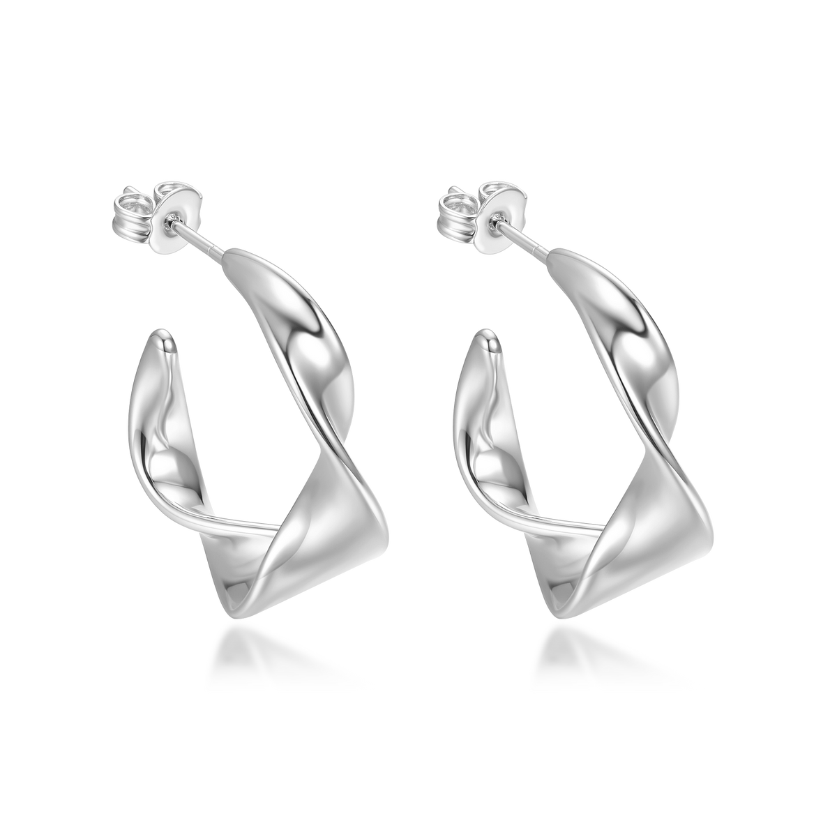 Twisted Hoop Earrings