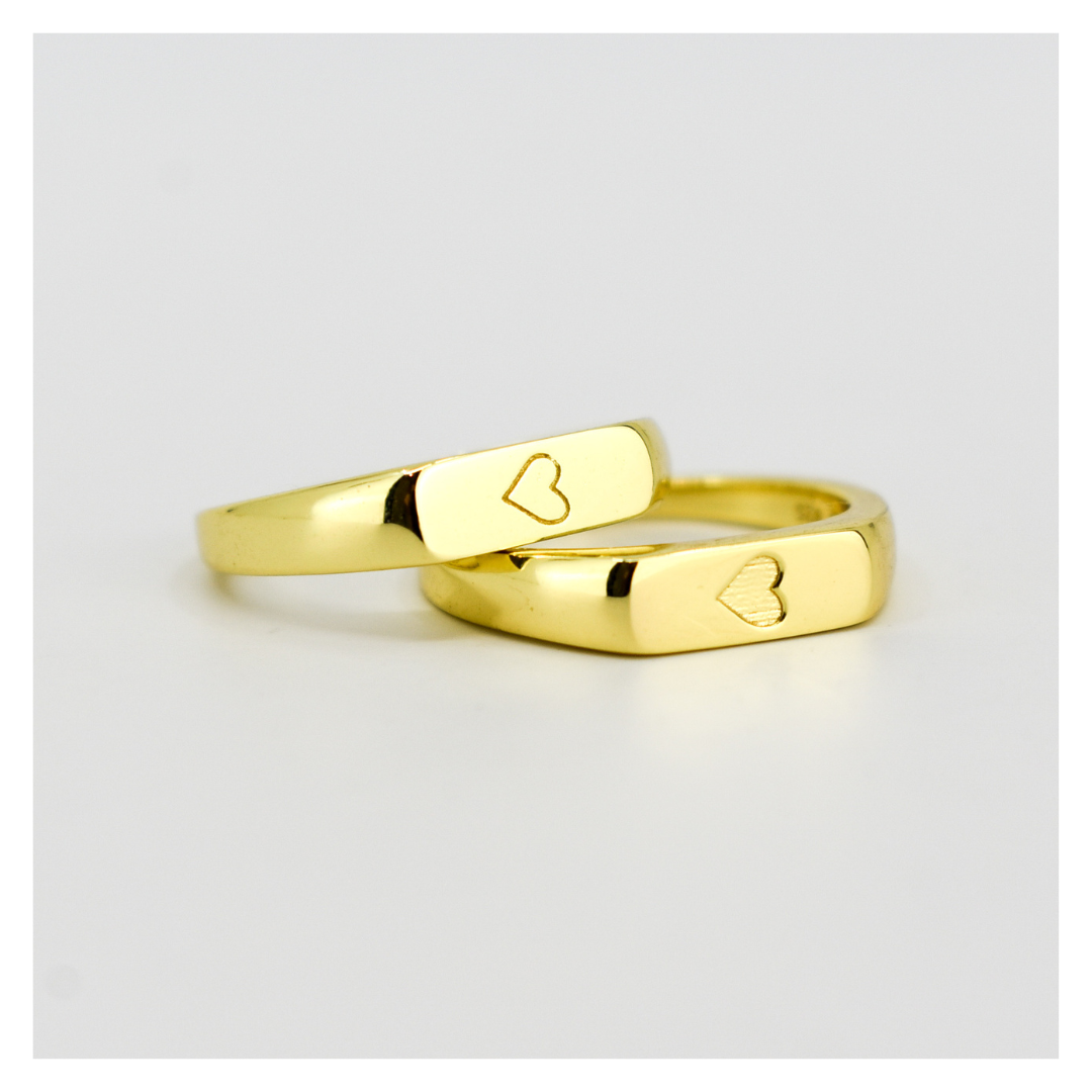 Two Hearts Rings