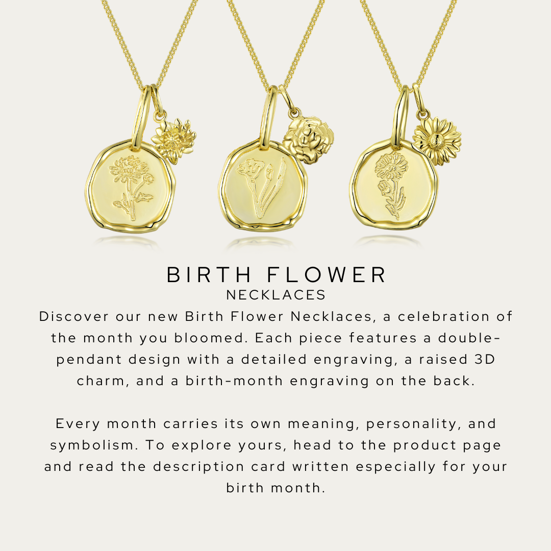 Birth Flower Necklace