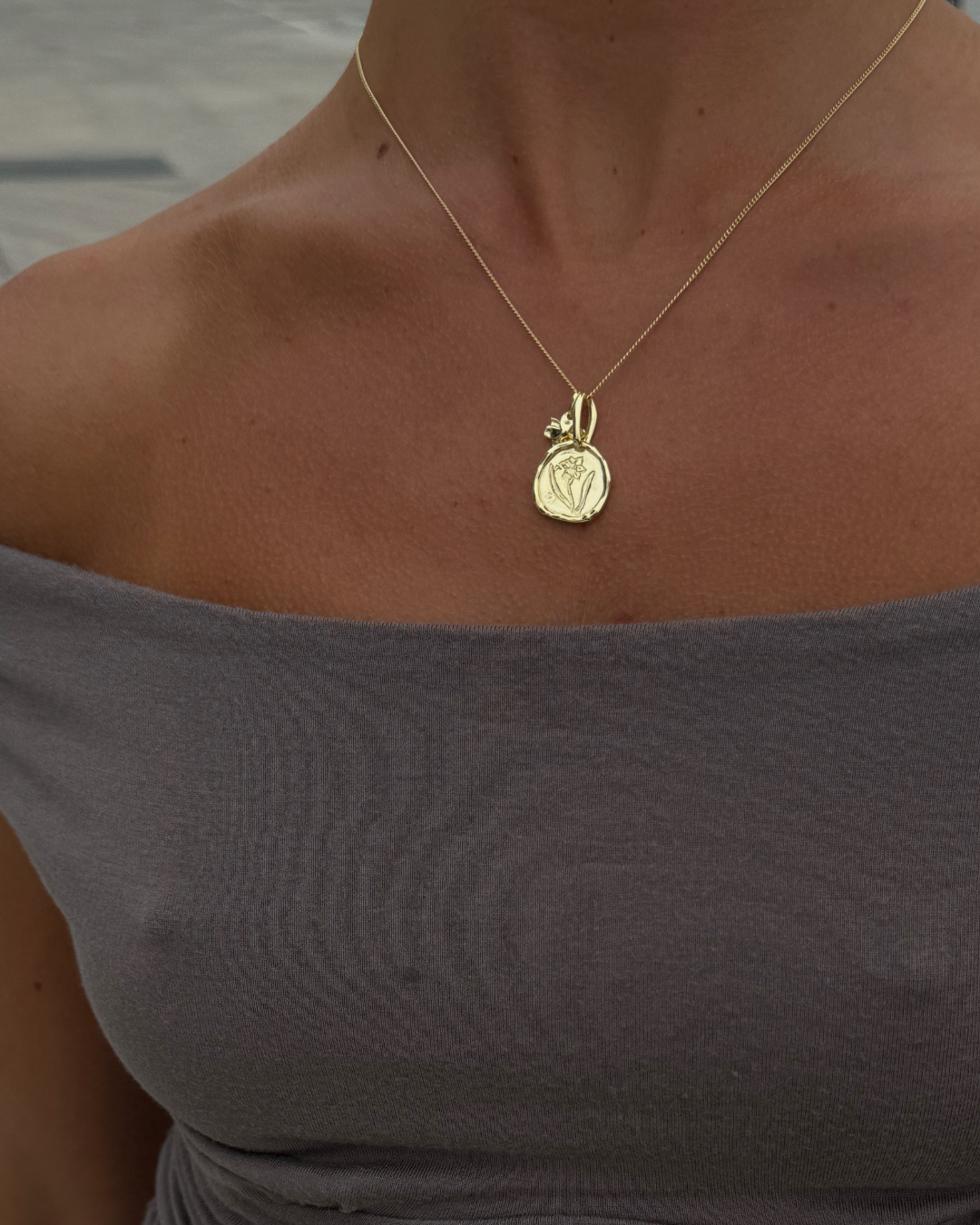 Birth Flower Necklace