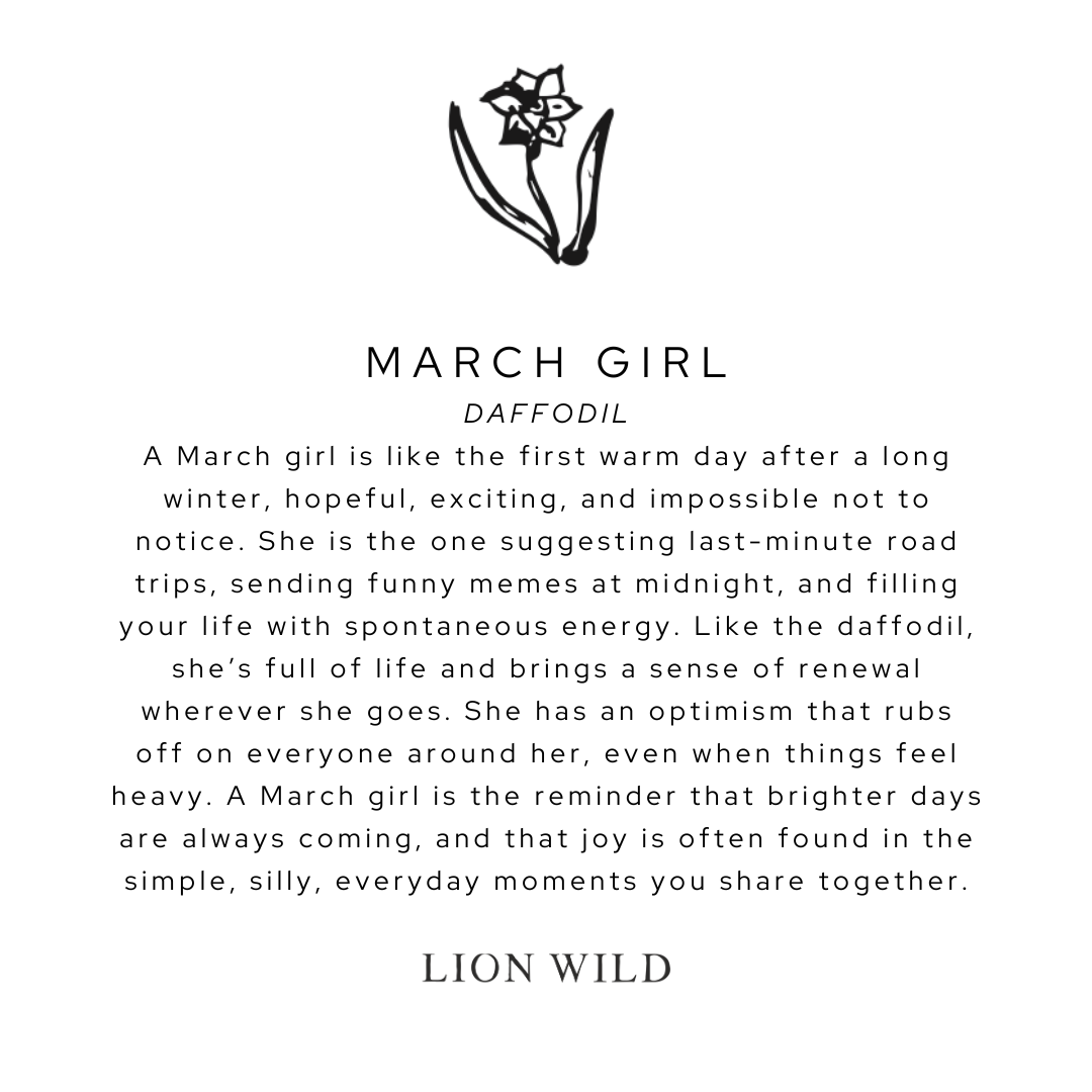 Birth Flower Necklace