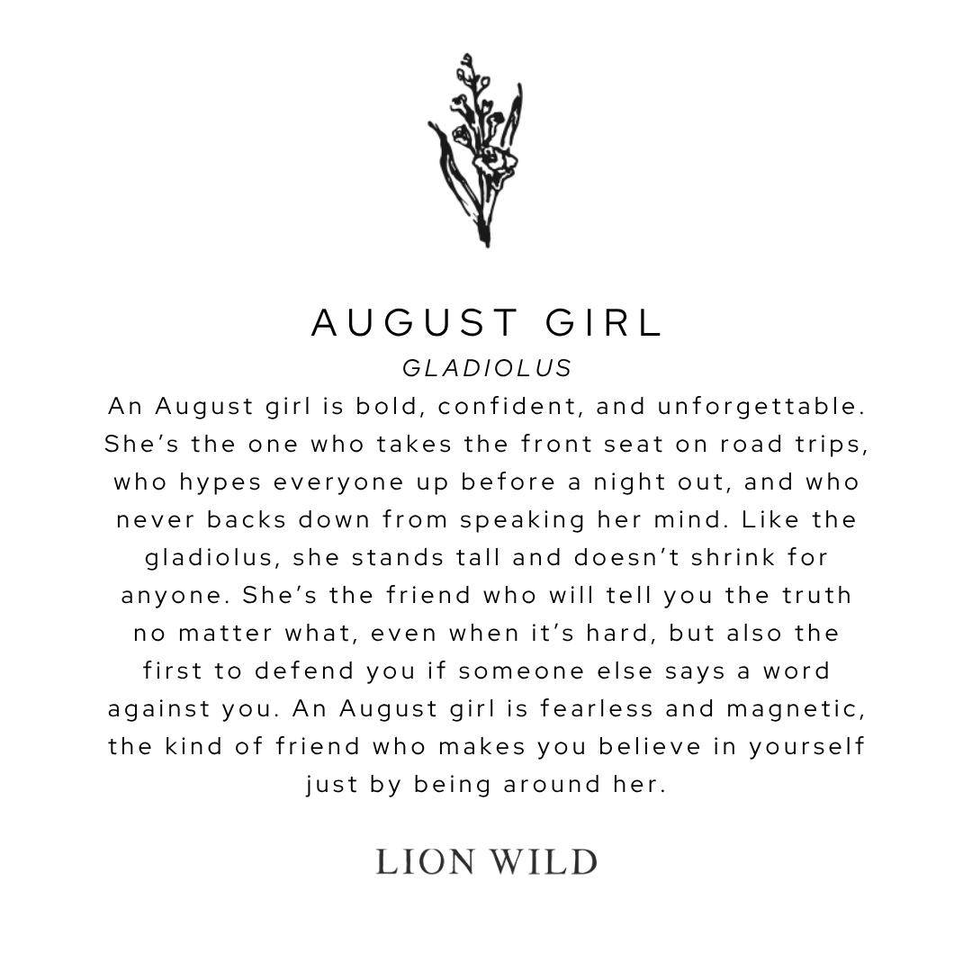 Birth Flower Necklace