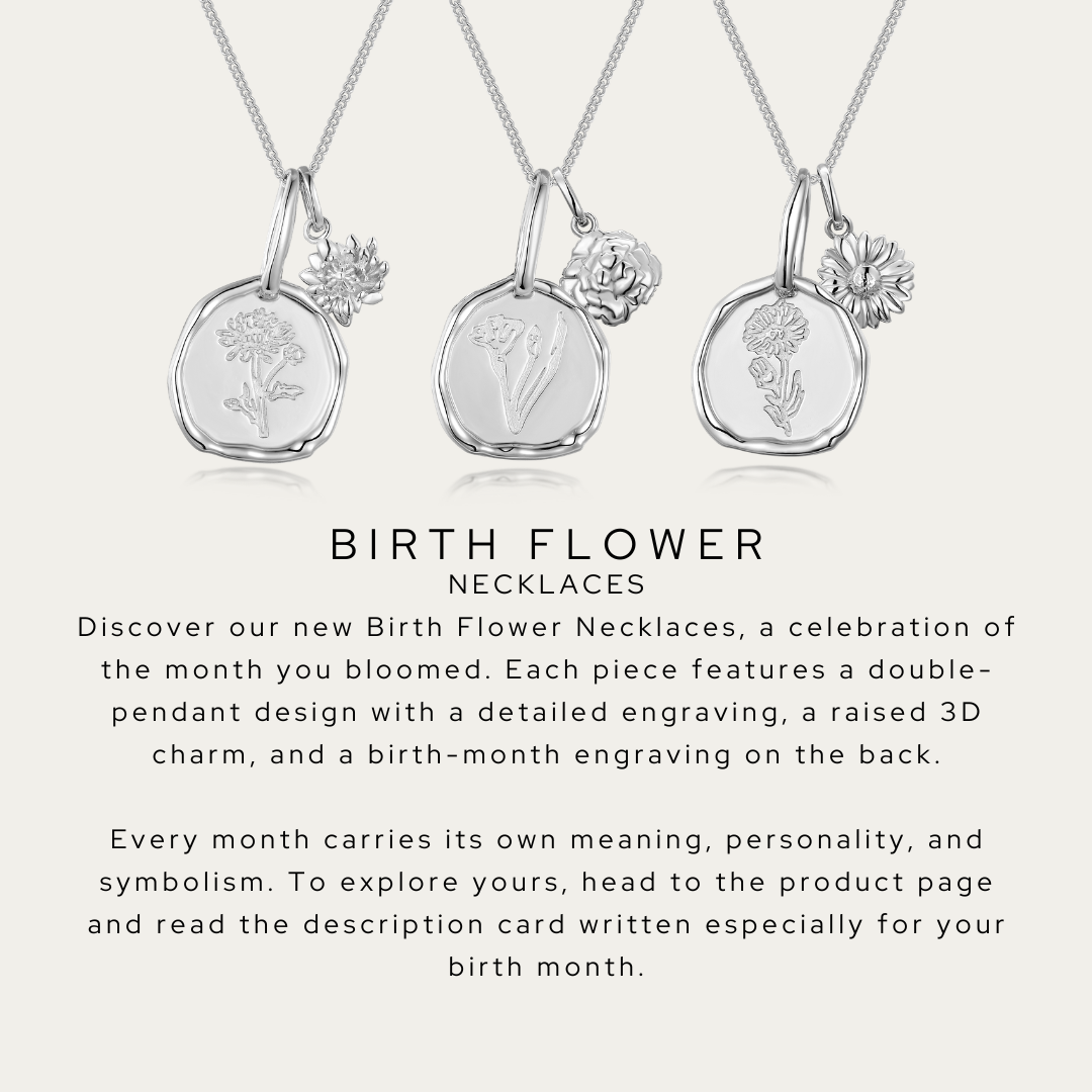 Birth Flower Necklace