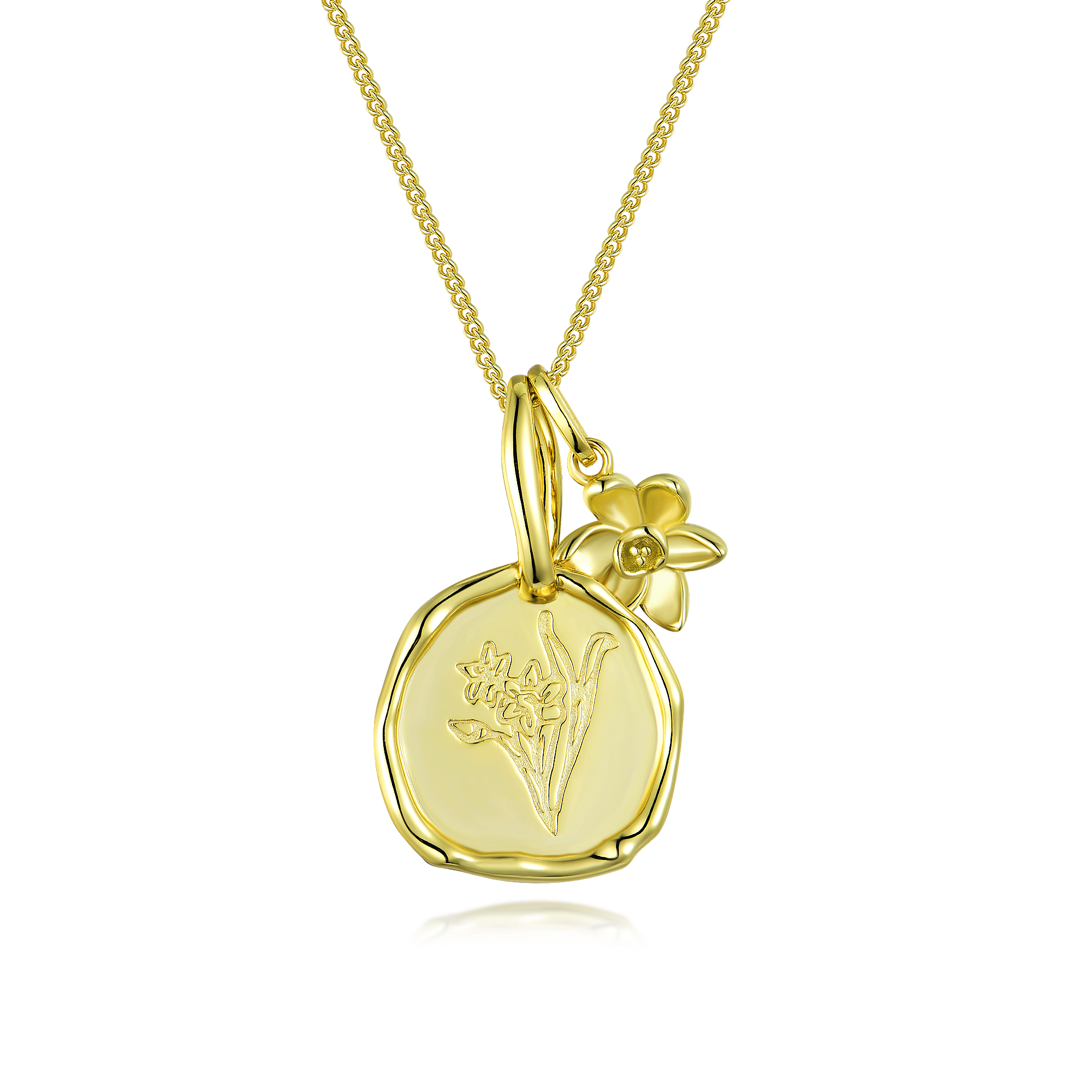 Birth Flower Necklace