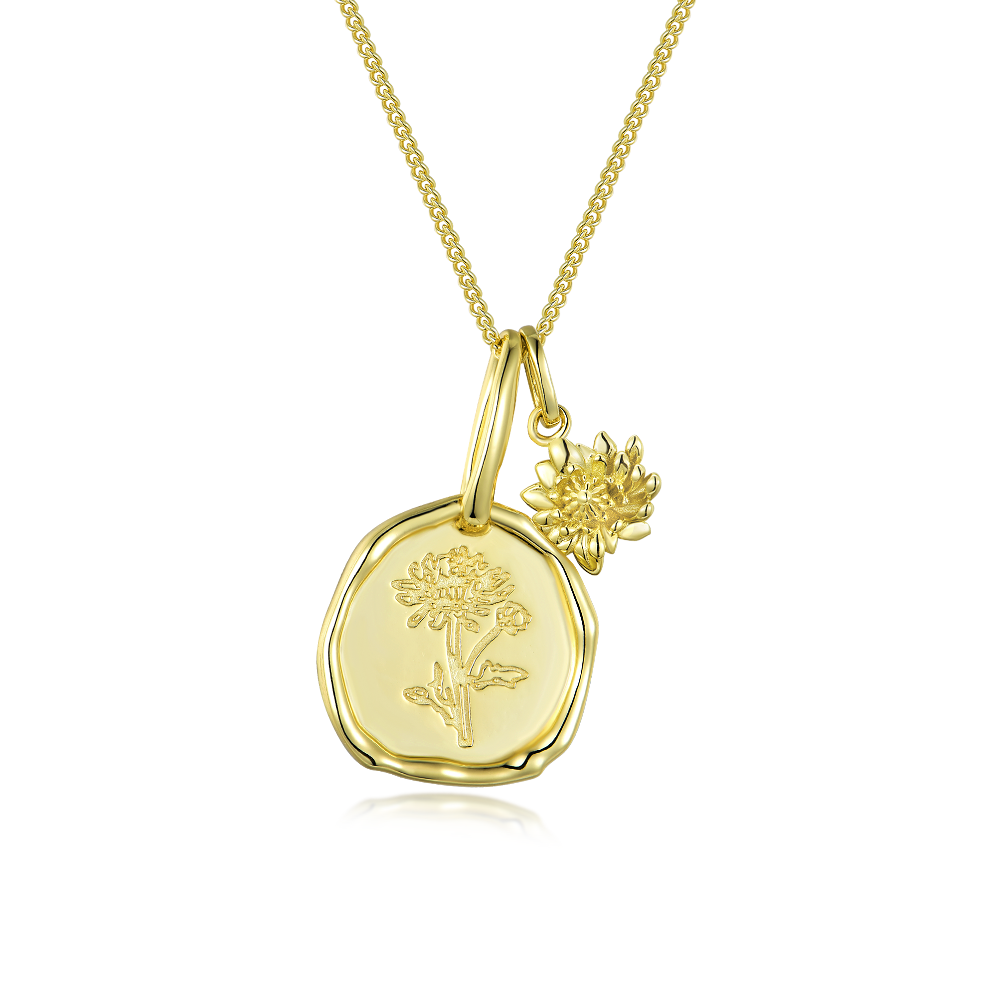 Birth Flower Necklace