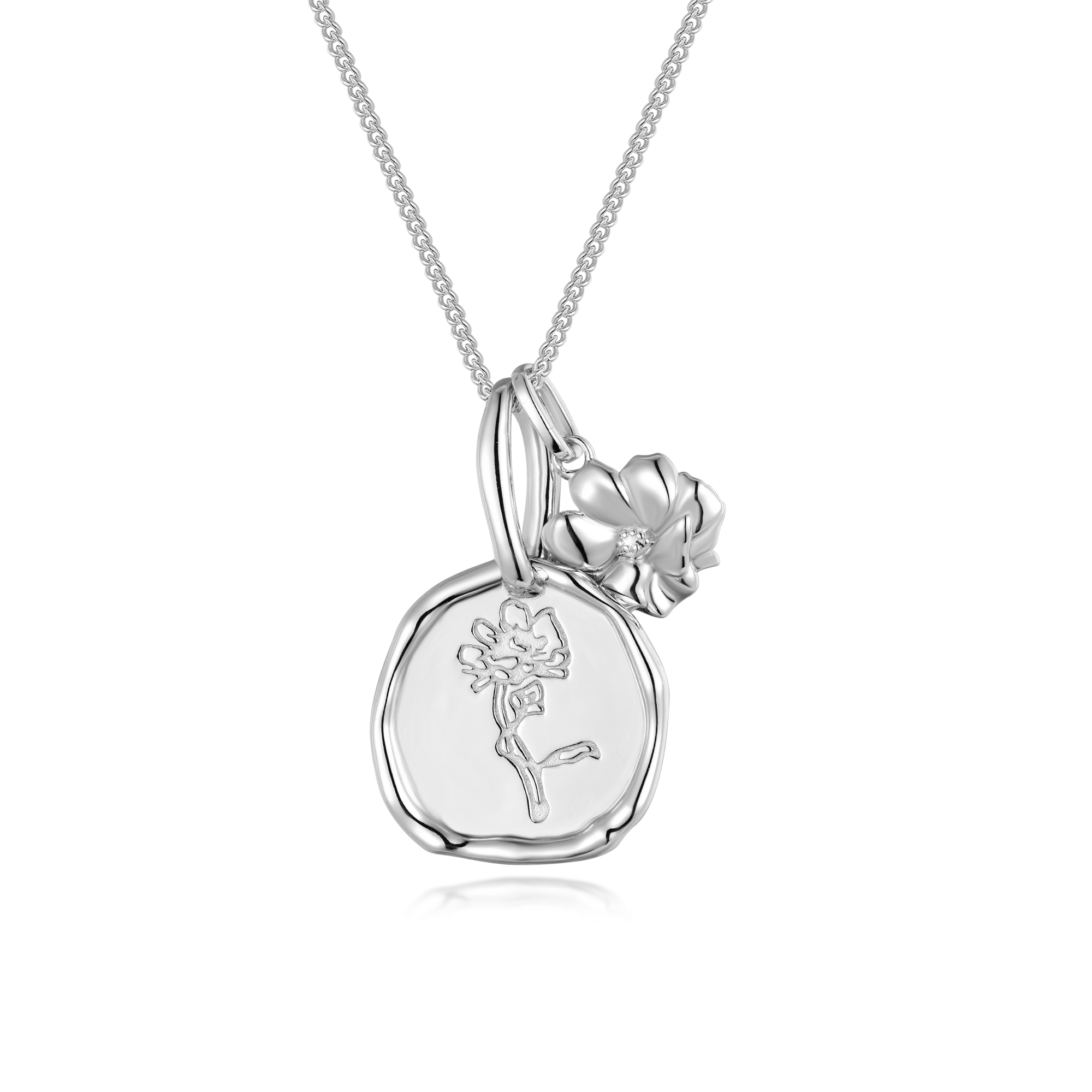 Birth Flower Necklace